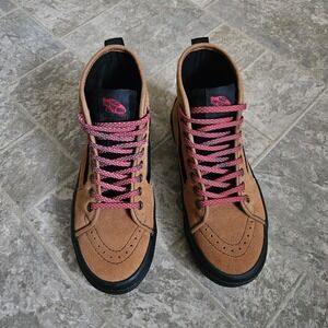 Vans Off The Wall Sentry SK8-Hi Hiker Shoe Suede Brown/black men's 6 womens 7.5